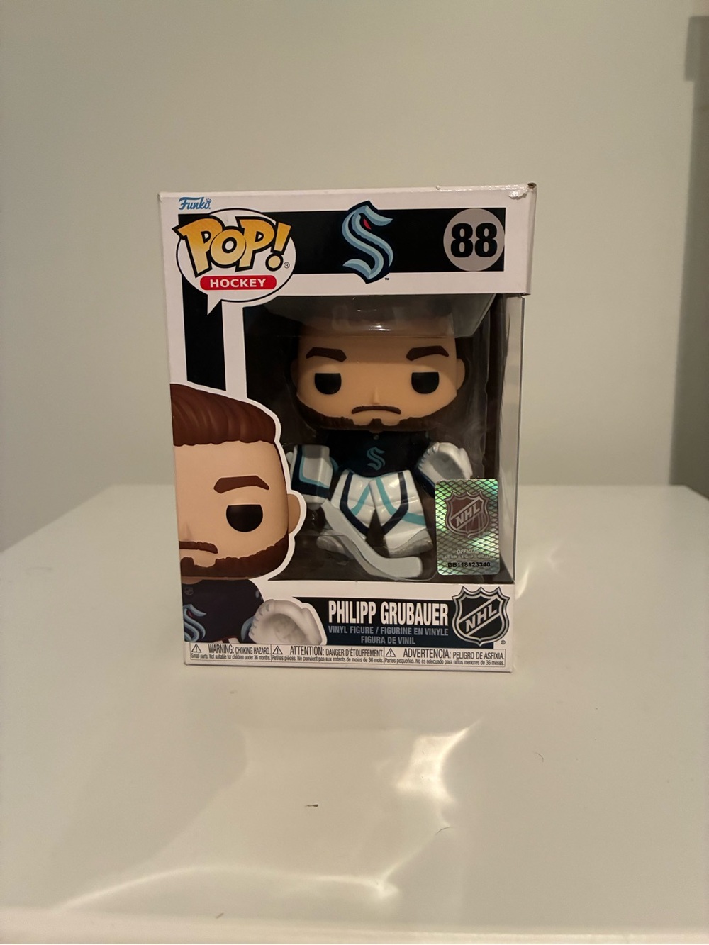 Funko Pop! Hockey Philipp Grubauer #88 Seattle Kraken